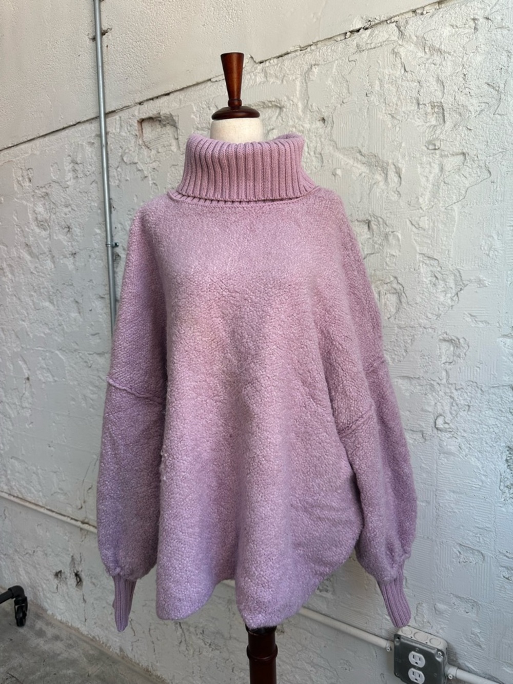 Free People Dusty Lavender Turtleneck Sweater